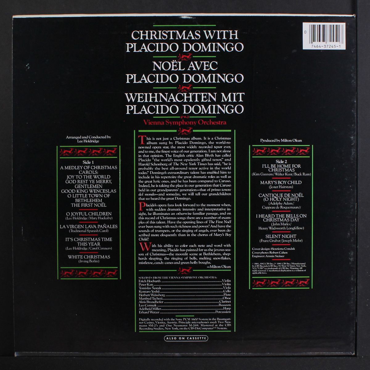 christmas by PLACIDO DOMINGO