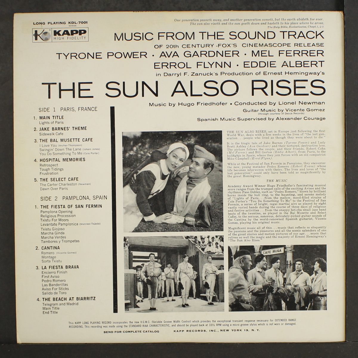 the sun also rises by SOUNDTRACK