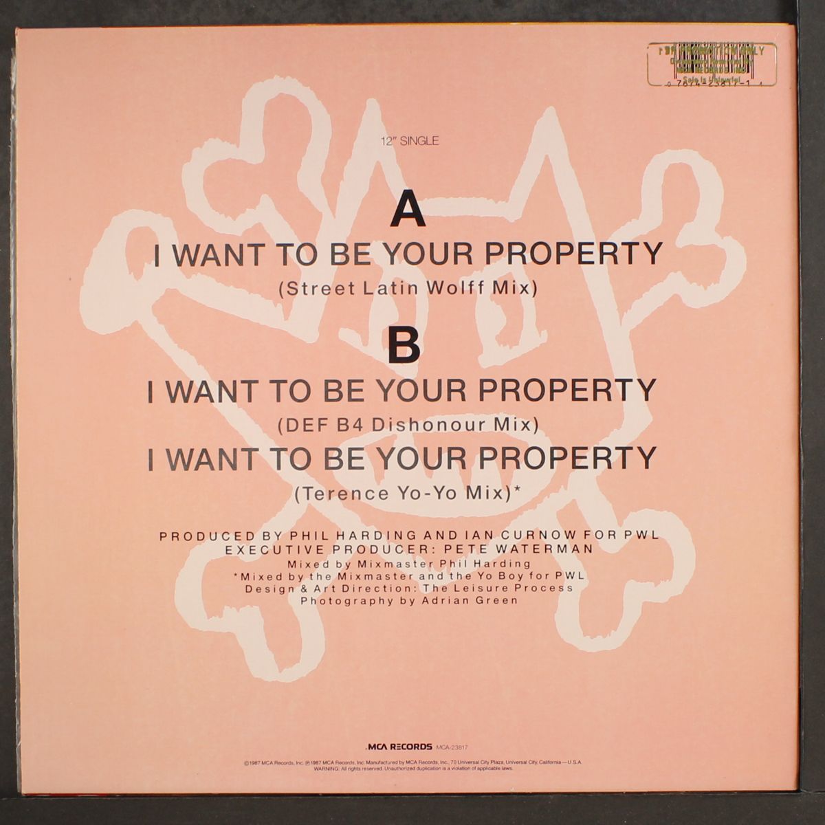 i want to be your property by BLUE MERCEDES