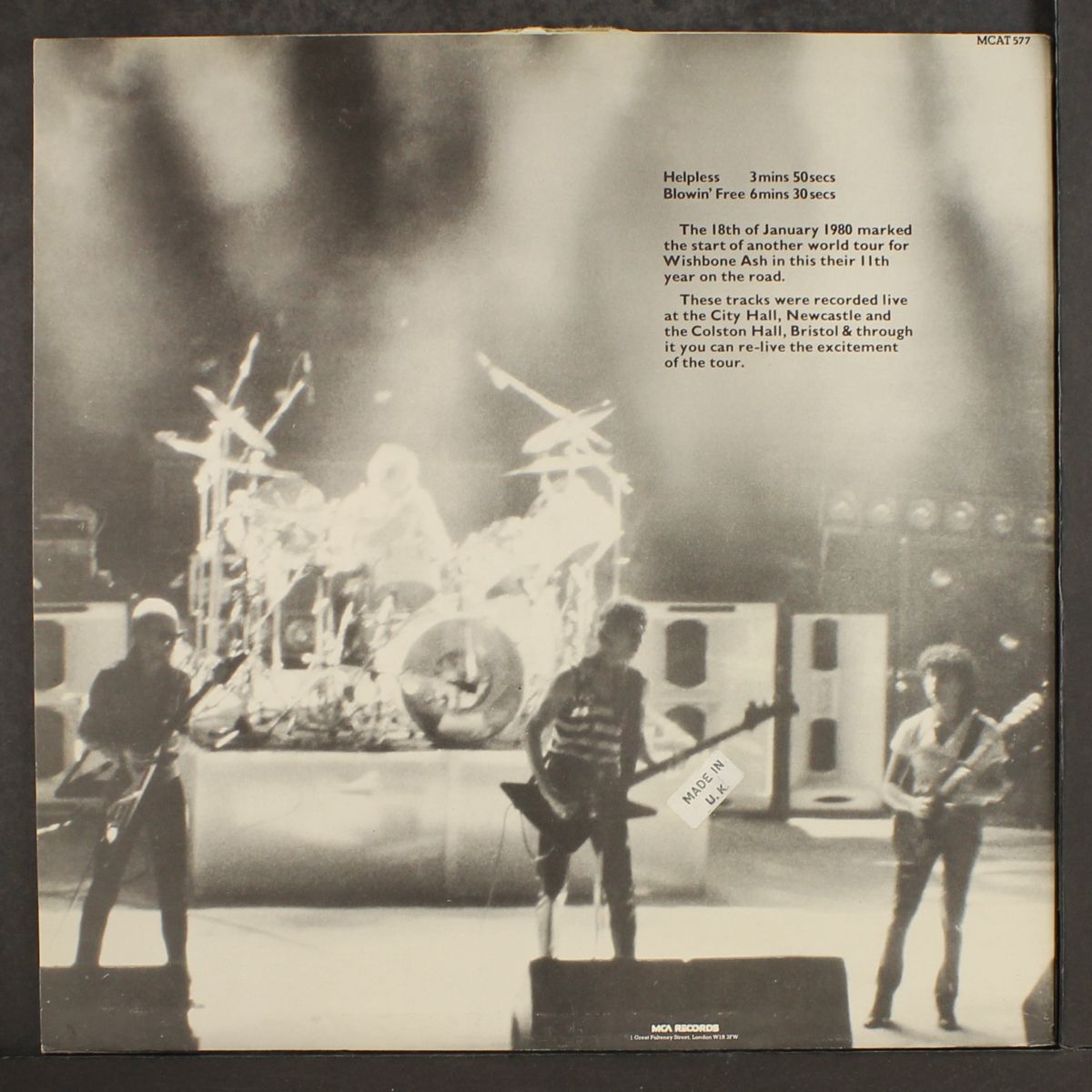 helpless / blowin' free by WISHBONE ASH
