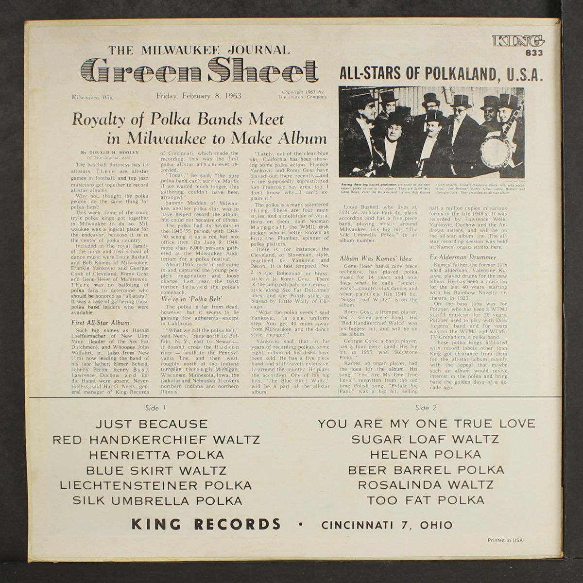 all-stars of polkaland, u.s.a. by VARIOUS