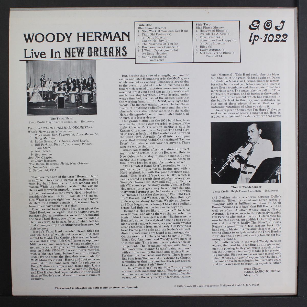 live in new orleans by WOODY HERMAN