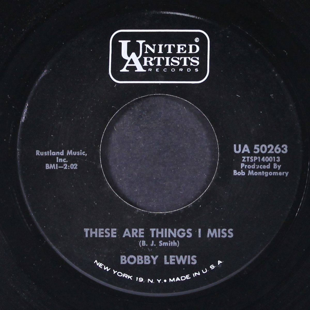 ordinary miracle / these are things i miss by BOBBY LEWIS