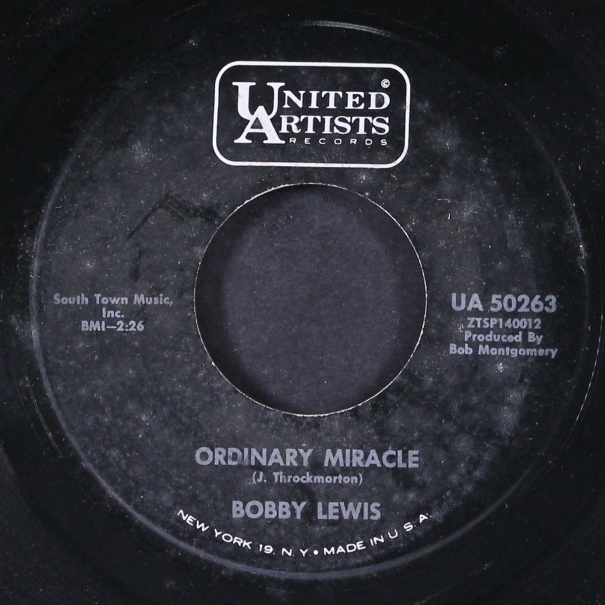 ordinary miracle / these are things i miss by BOBBY LEWIS
