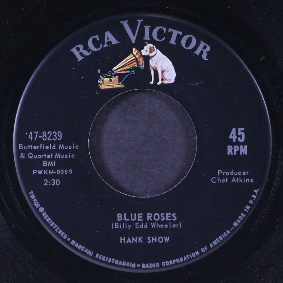 ninety miles an hour (down a dead end street / blue roses by HANK SNOW
