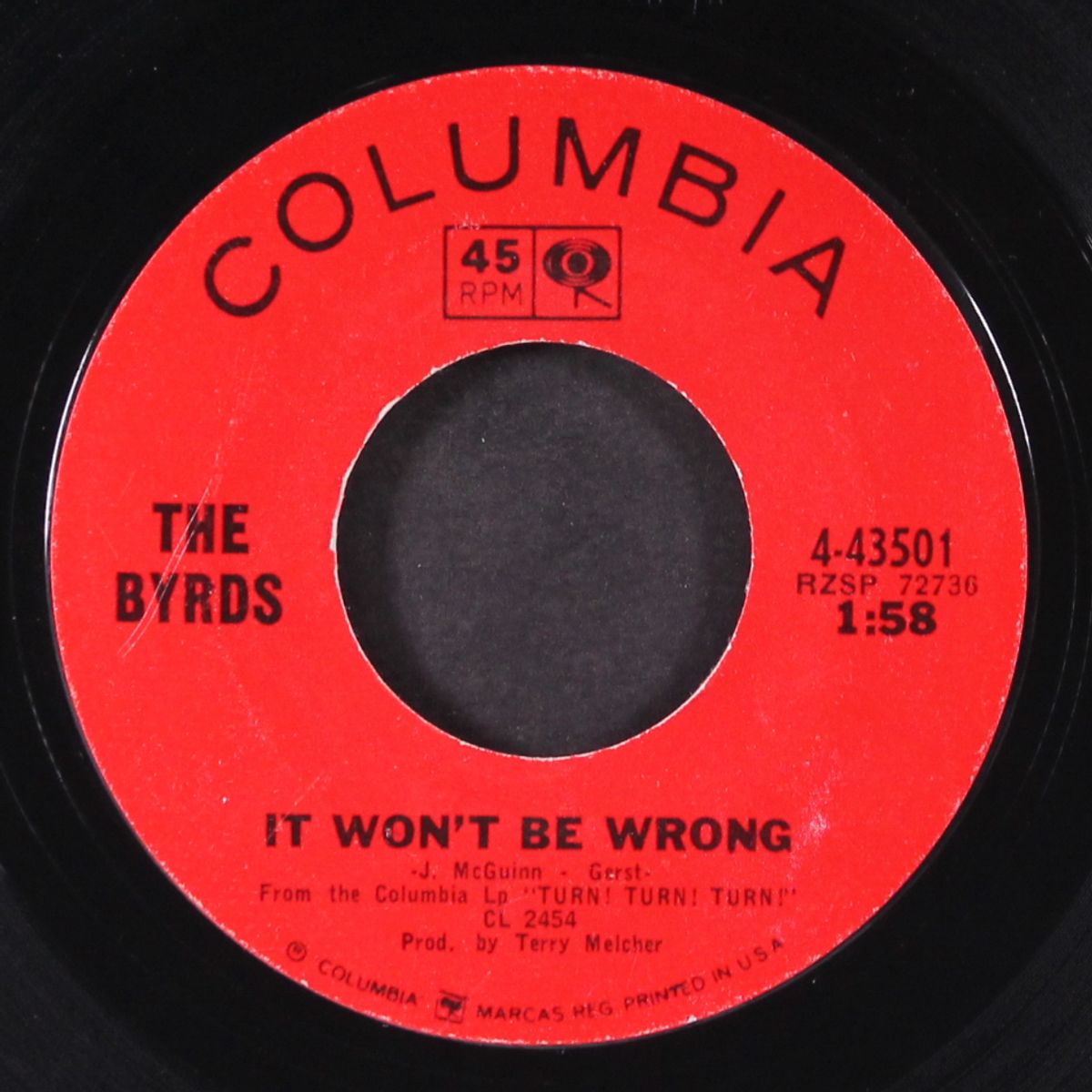 it won't be wrong / set you free this time by BYRDS