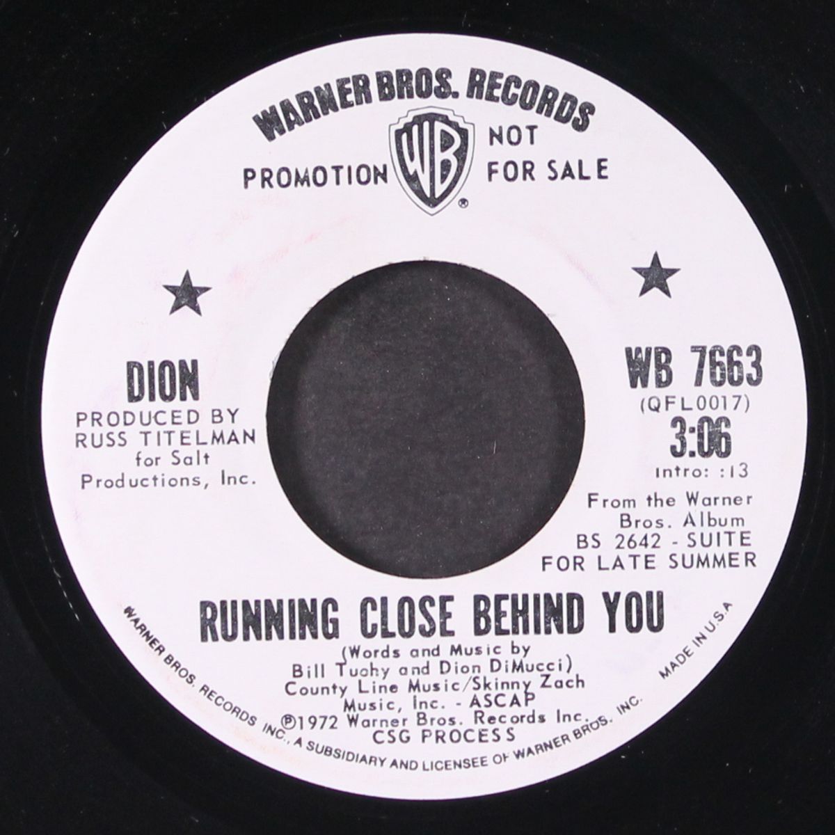 running close behind you by DION