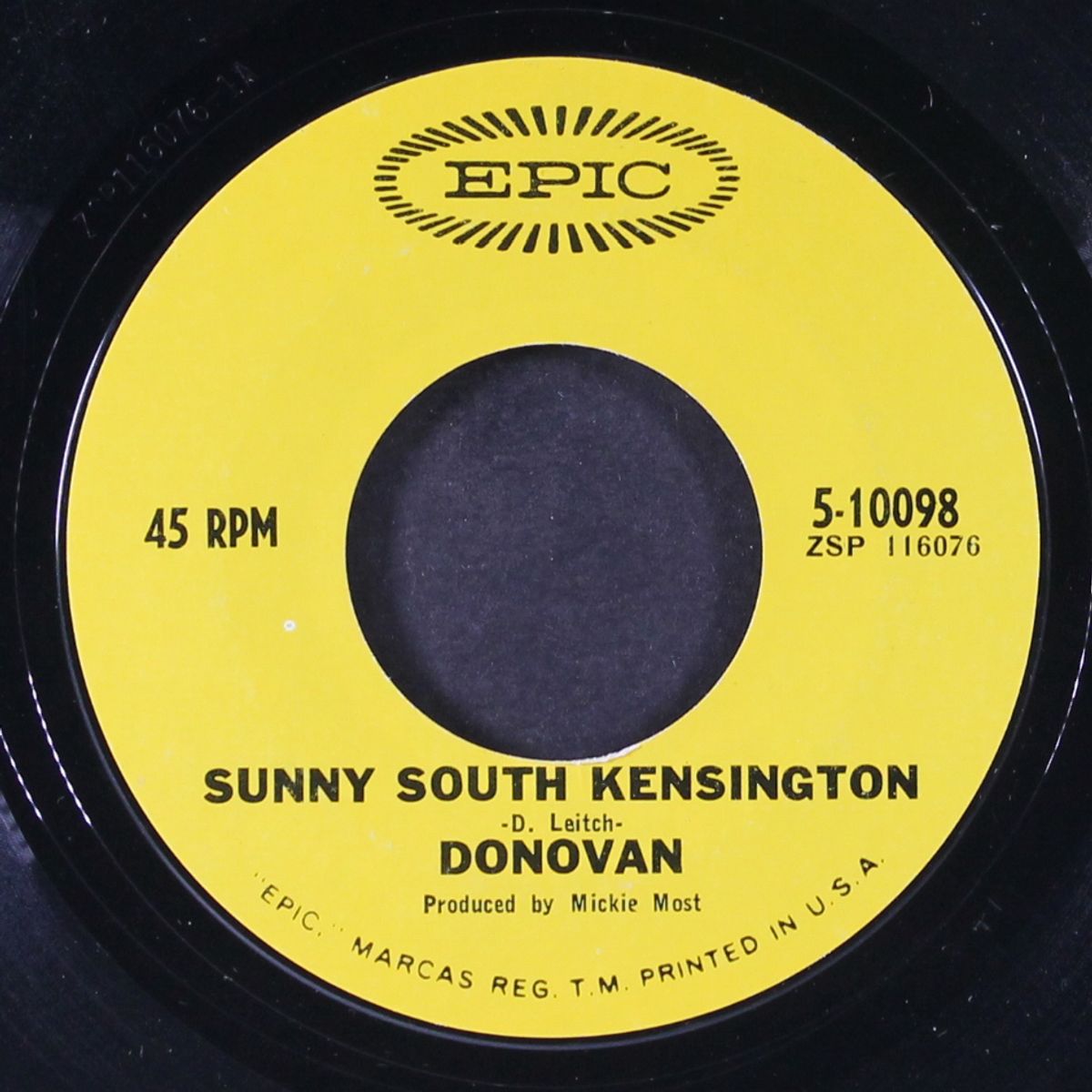 mellow yellow / sunny south kensington by DONOVAN