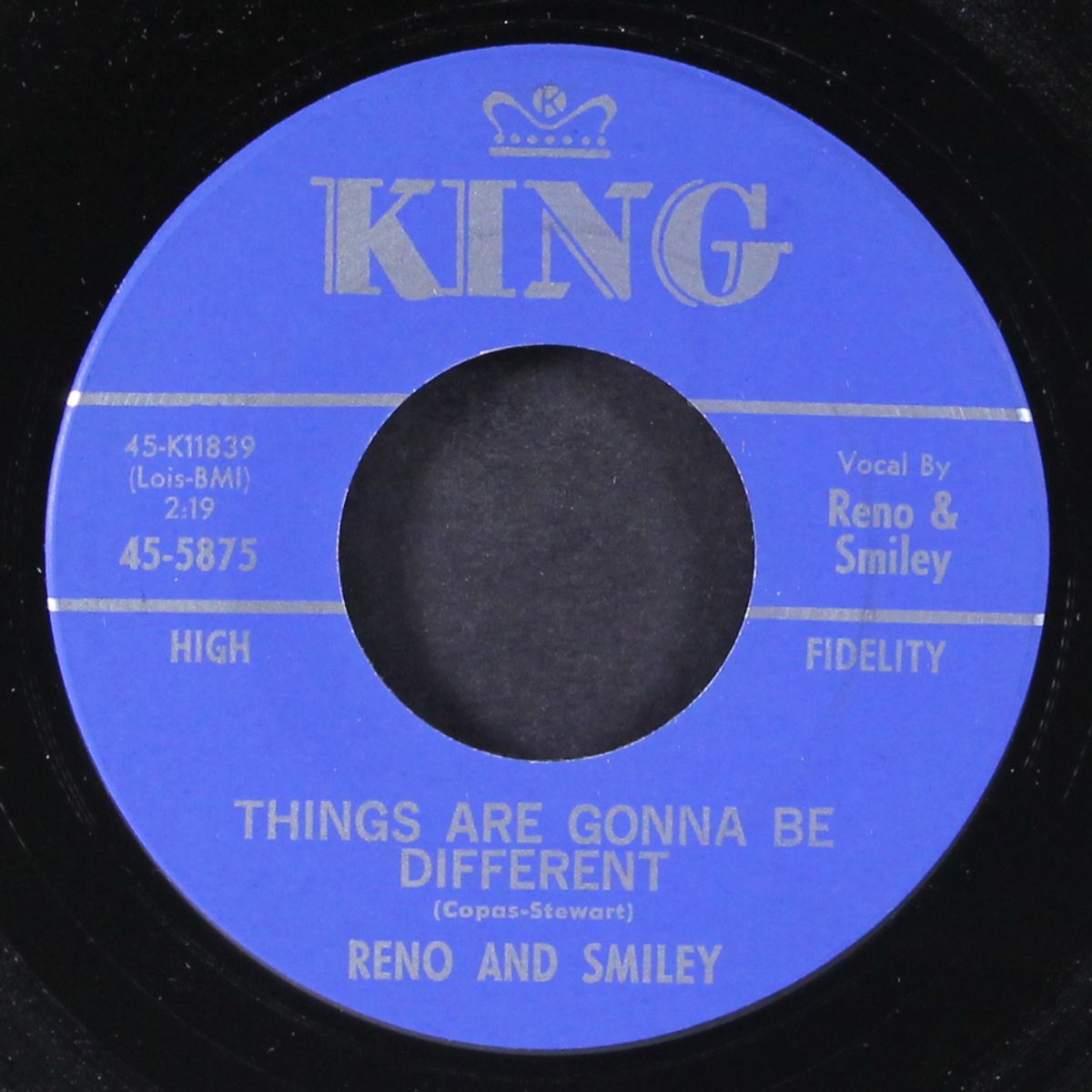 things are gonna be different / too many teardrops by RENO & SMILEY