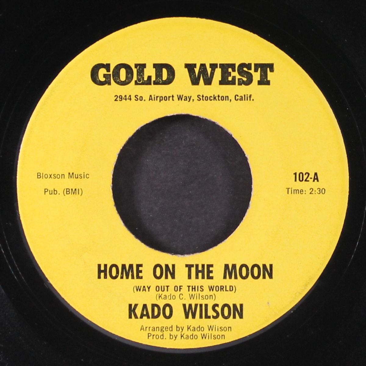 home on the moon / man is on the way by KADO WILSON