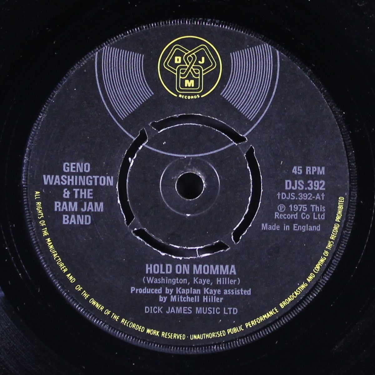 hold on momma by GENO WASHINGTON