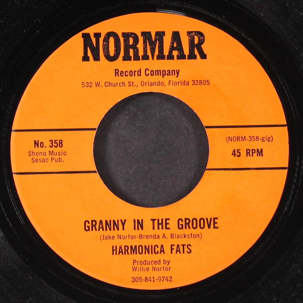 granny in the groove / your mouth stuck out by HARMONICA FATS