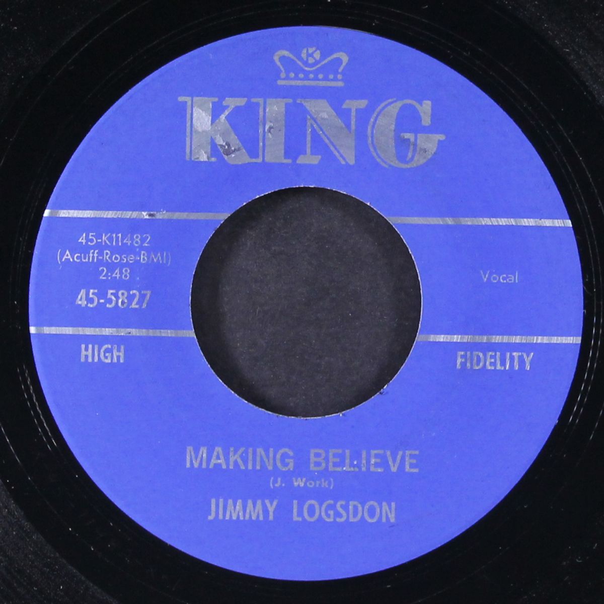 i guess i've let you down / making believe by JIMMY LOGSDON