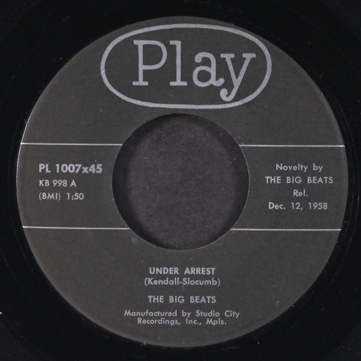 under arrest / only you by BIG BEATS