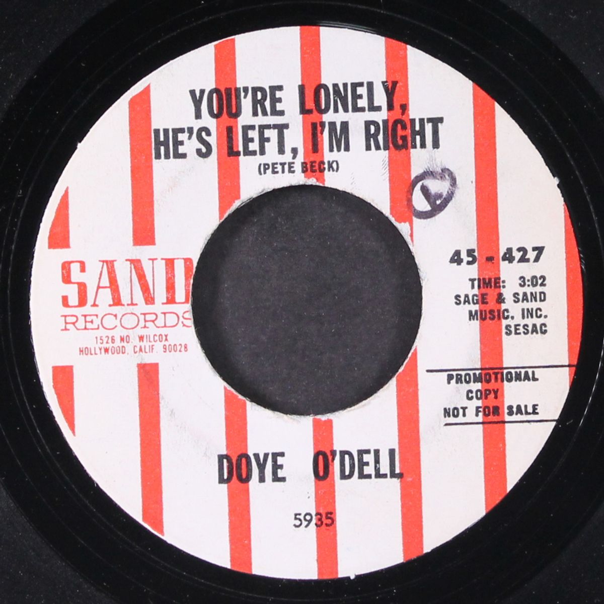 you're lonely he's left, i'm right / so what! by DOYE O'DELL