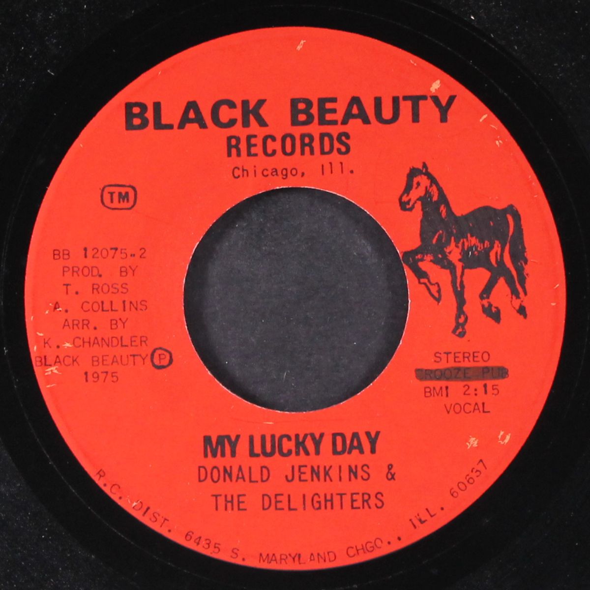 music revolution / my lucky day by DONALD JENKINS & DELIGHTERS