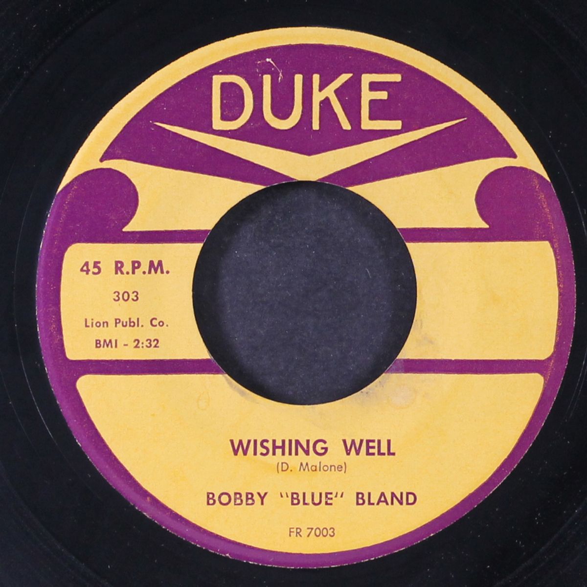 i'm not ashamed / wishing well by BOBBY BLAND