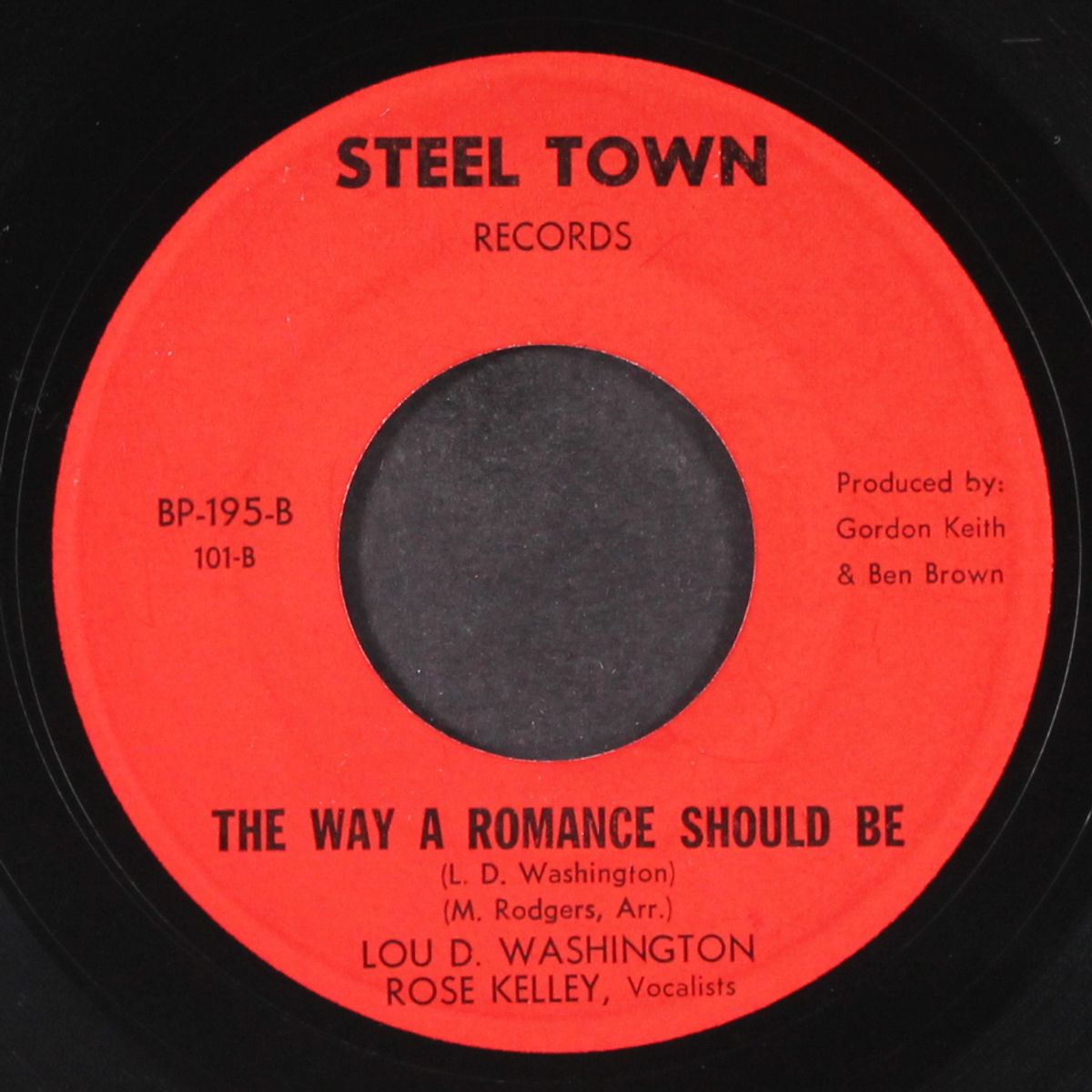 smokey / the way a romance should be by LOU D. WASHINGTON