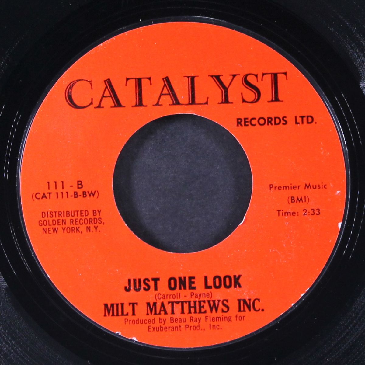 that's what i feel for you / just one look by MILT MATTHEWS