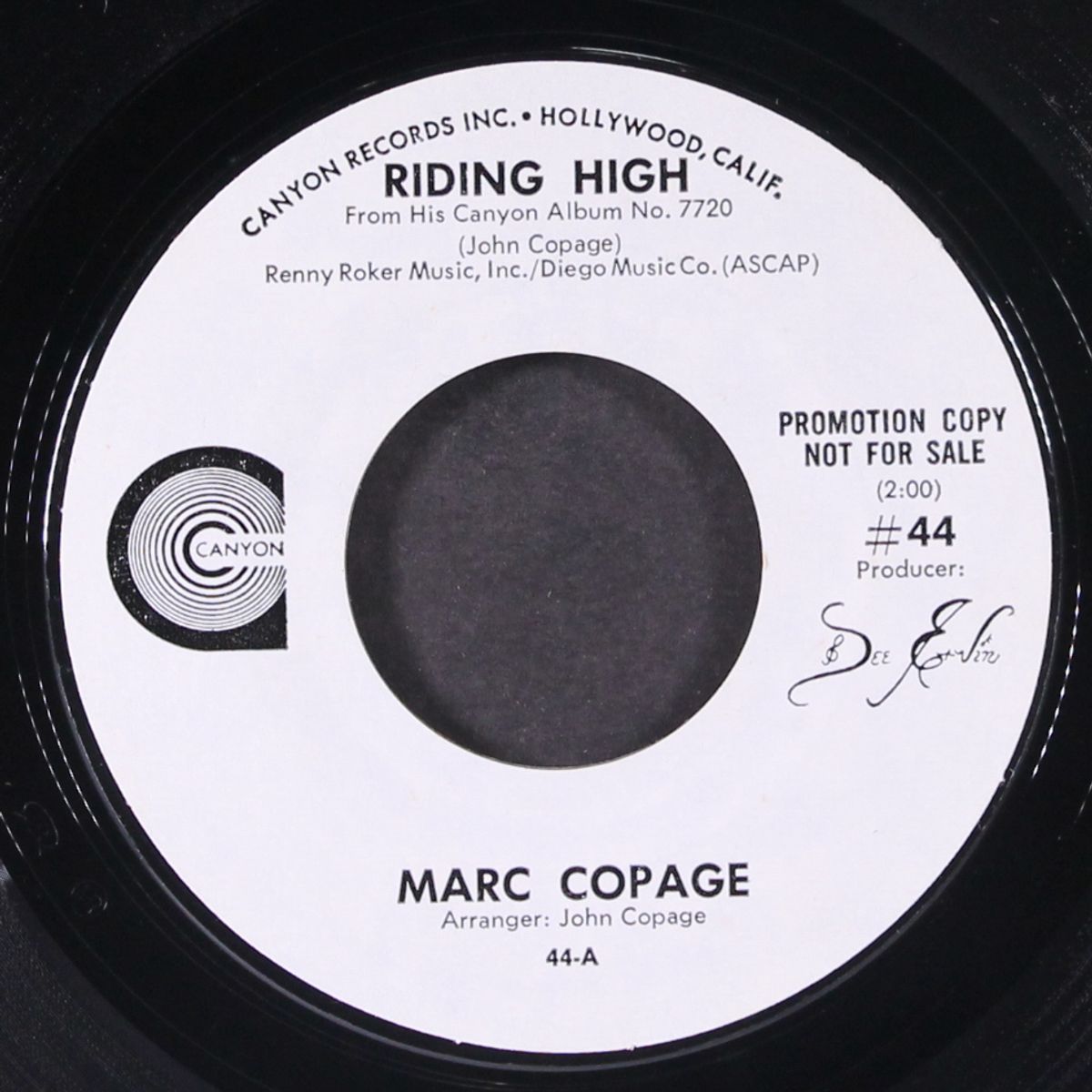 riding high / it's so good by MARC COPAGE