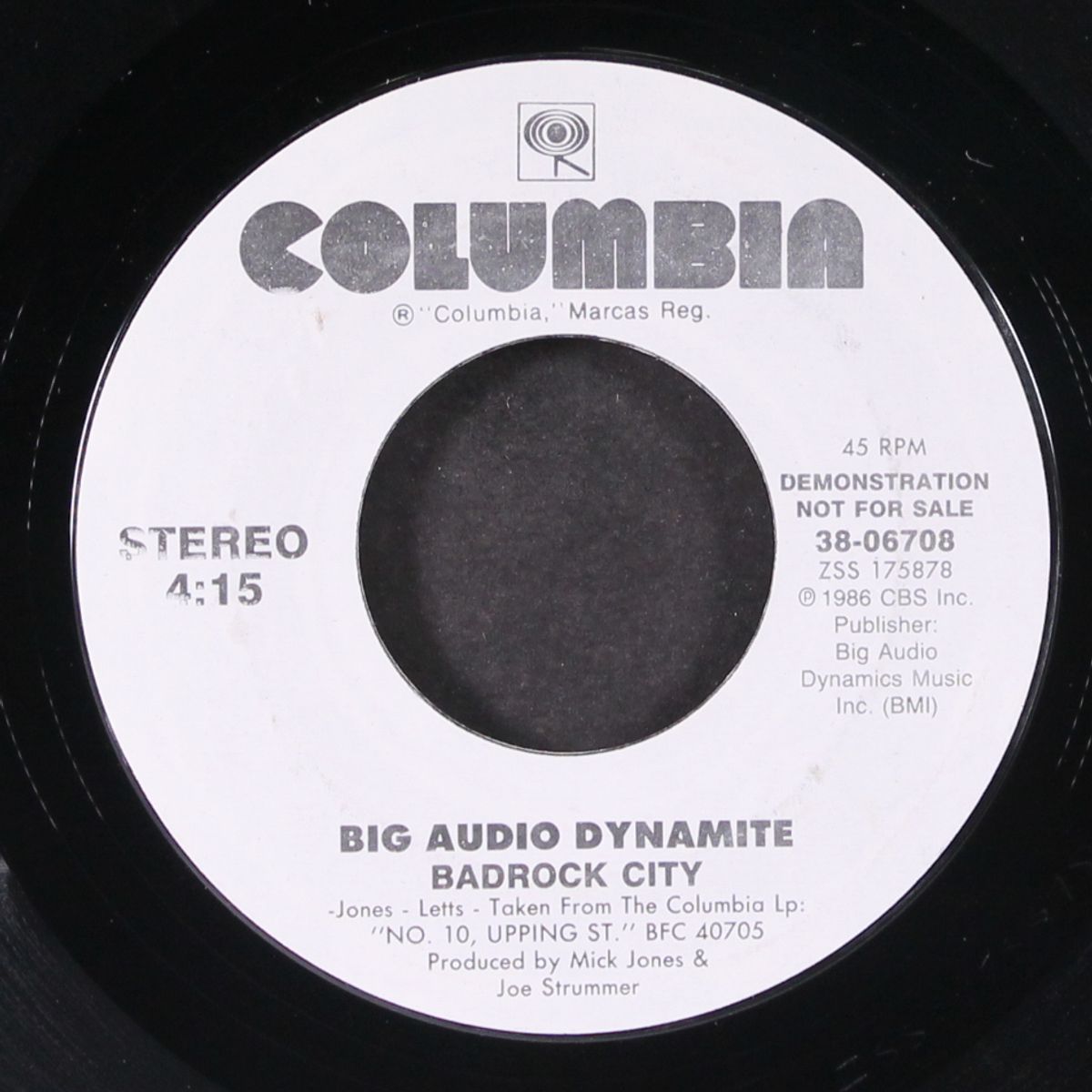 badrock city / same by BIG AUDIO DYNAMITE