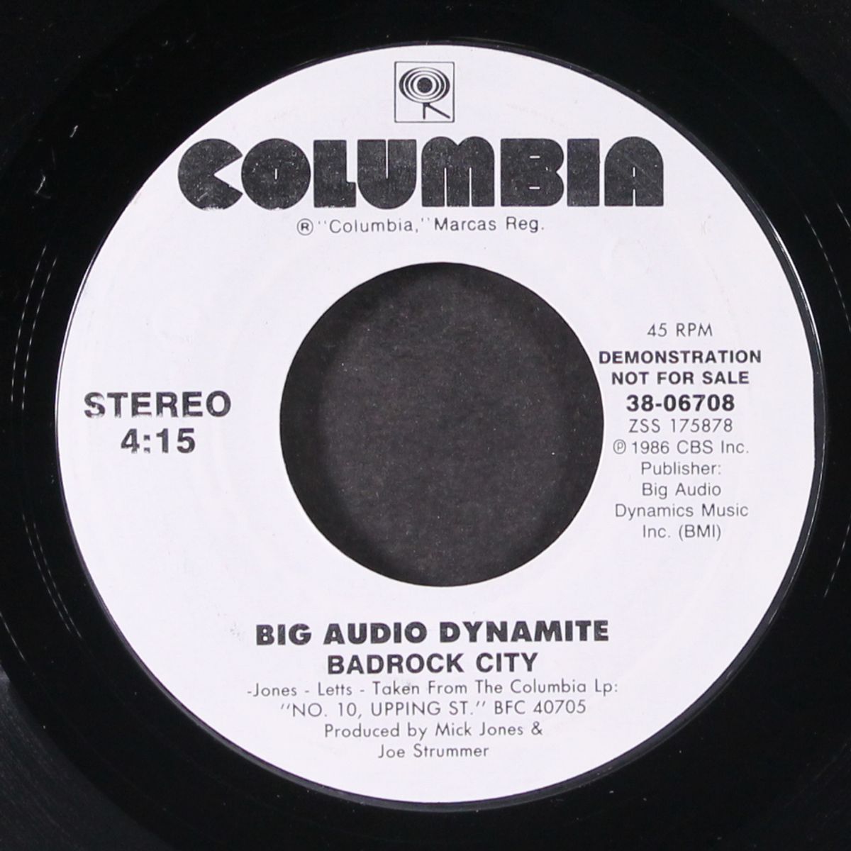 badrock city / same by BIG AUDIO DYNAMITE