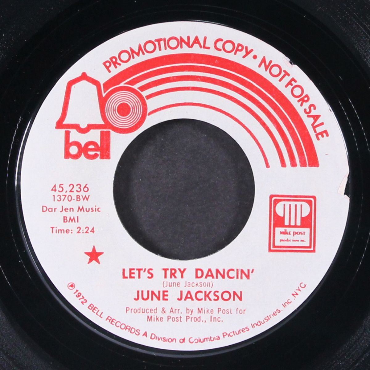 let's try dancin' / i'm not sleepin' by JUNE JACKSON