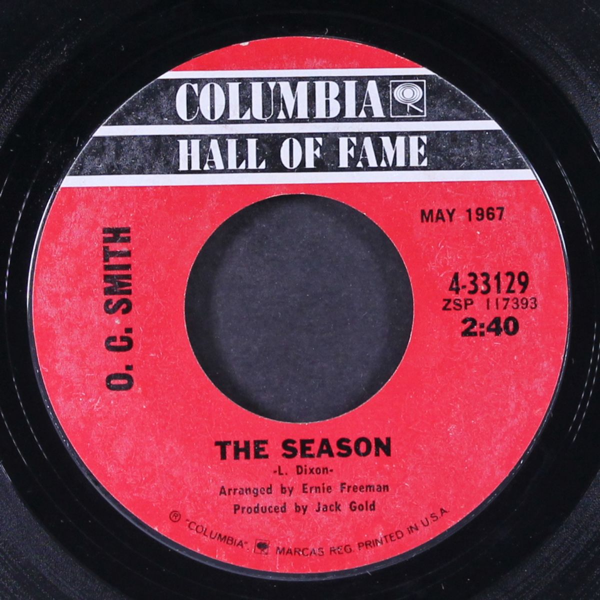 that's life / the season by O.C. SMITH