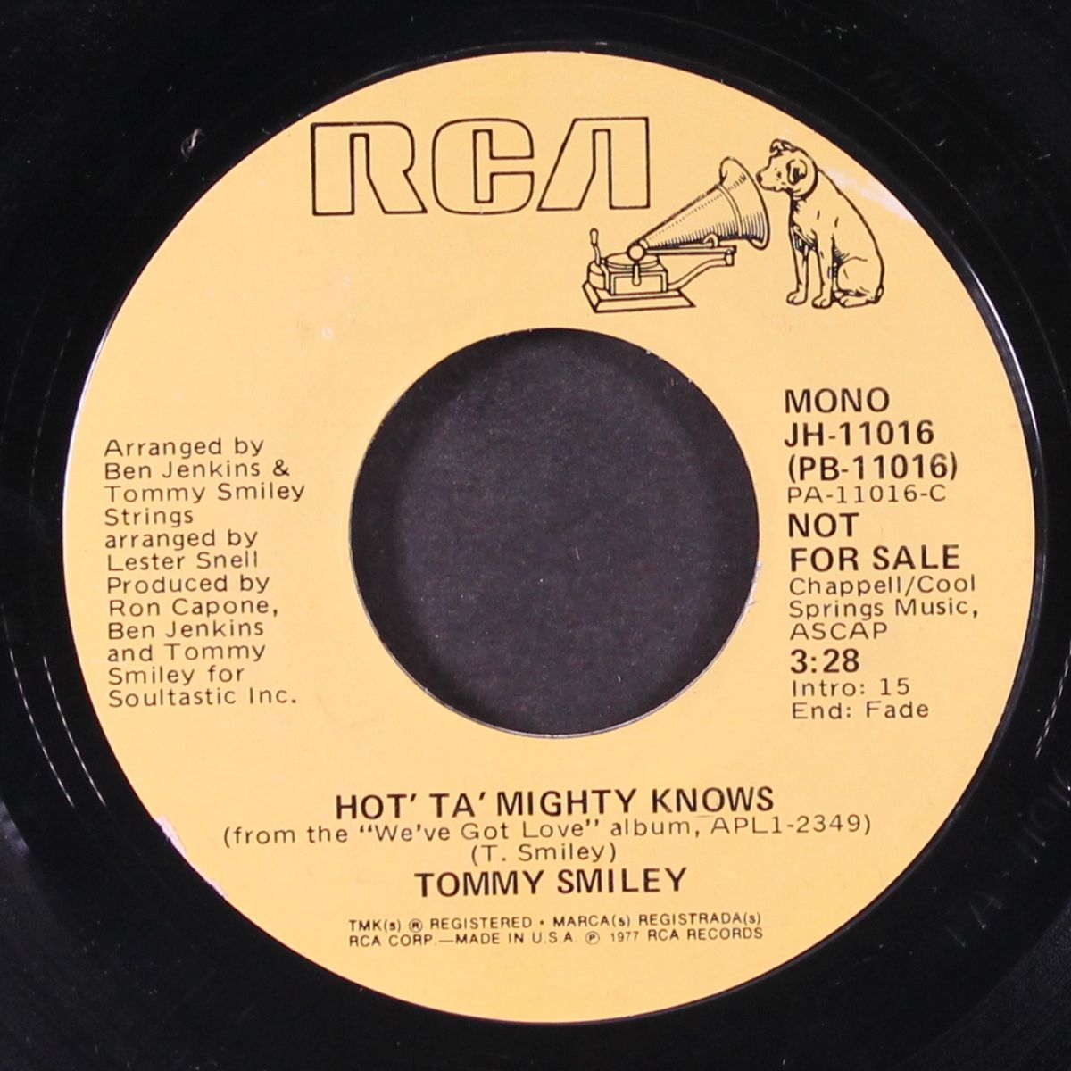 hot' ta' mighty knows / mono by TOMMY SMILEY