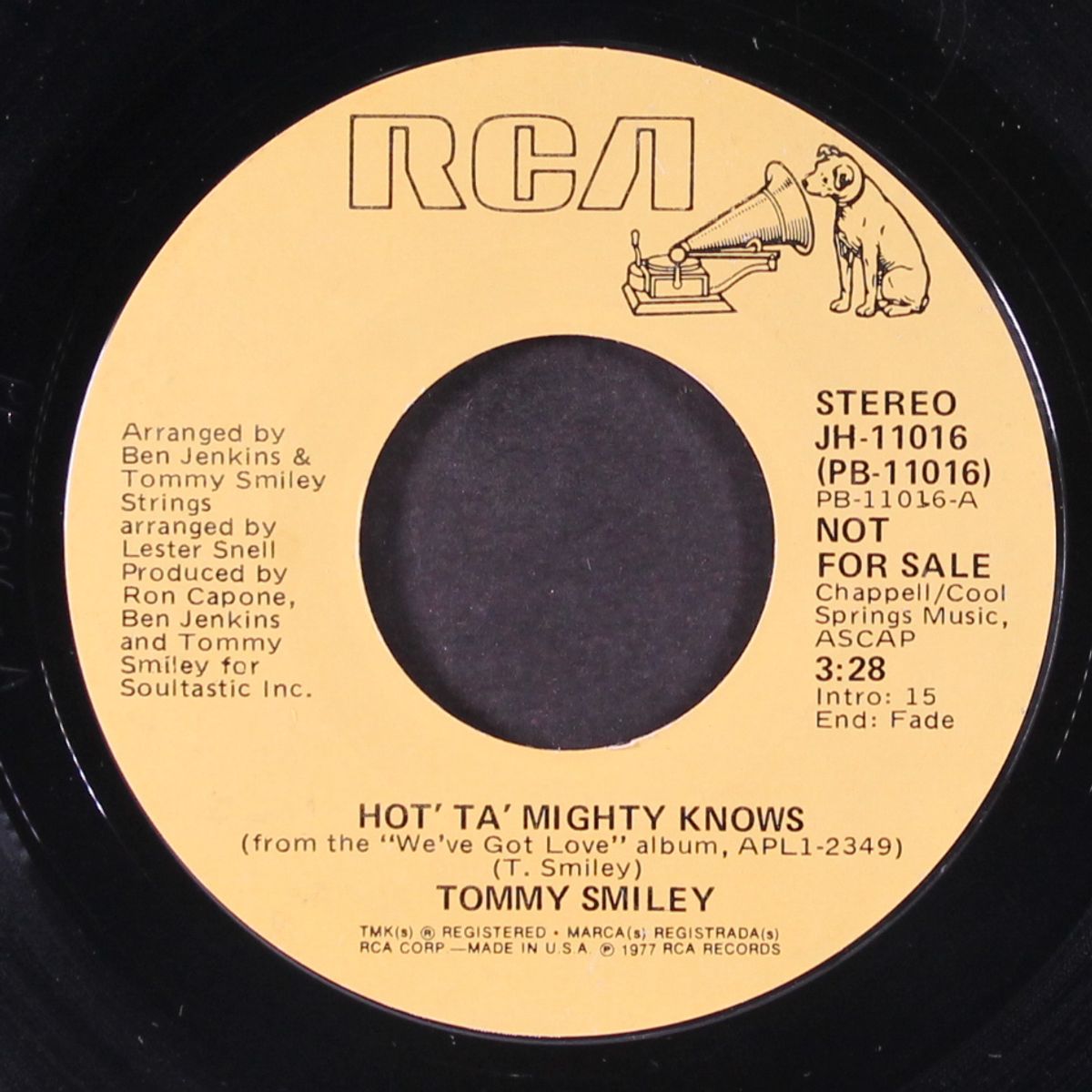 hot' ta' mighty knows / mono by TOMMY SMILEY