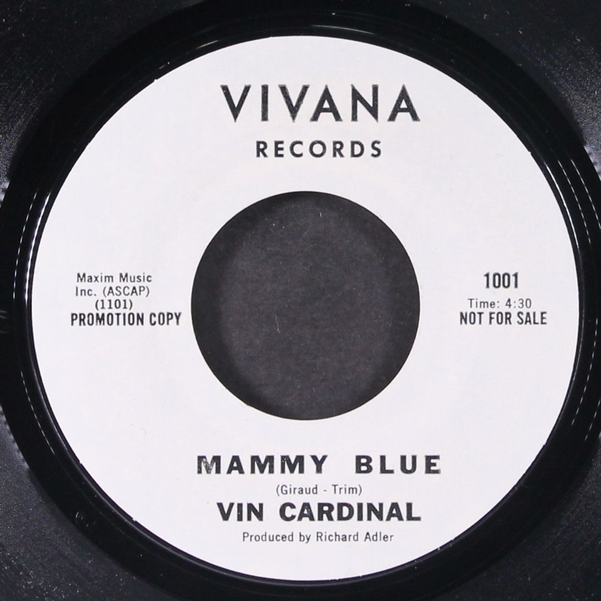 no love can compare / mammy blue by VIN CARDINAL