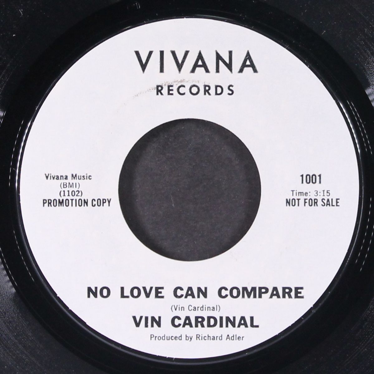 no love can compare / mammy blue by VIN CARDINAL