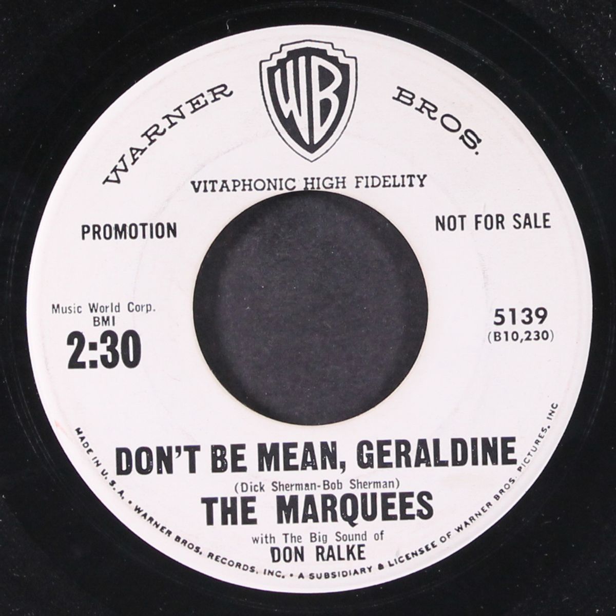 don't be mean, geraldine / until the day i die by MARQUEES