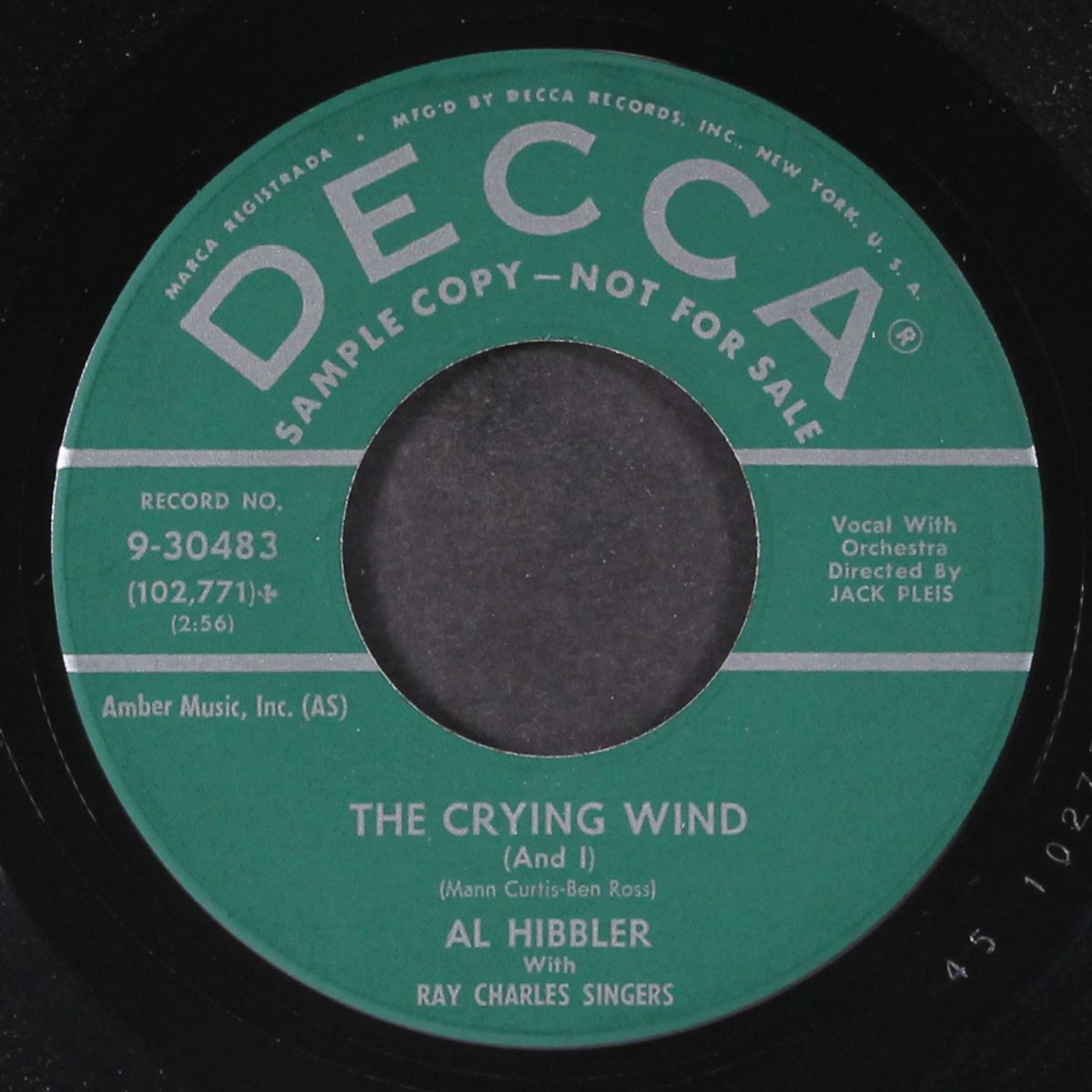 the crying wind / wish by AL HIBBLER