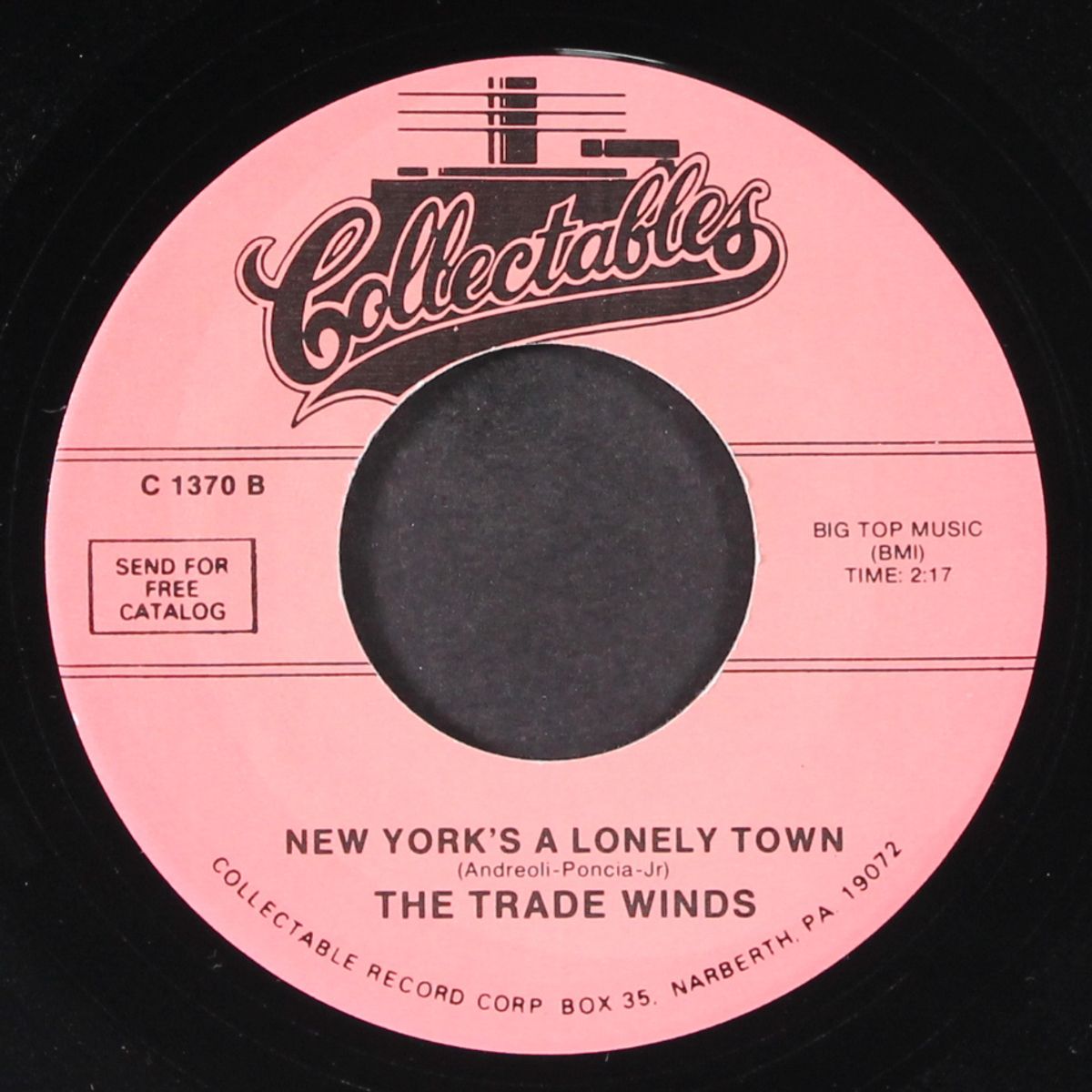 the boy from new york city / new york's a lonely town by AD LIBS / TRADE WINDS