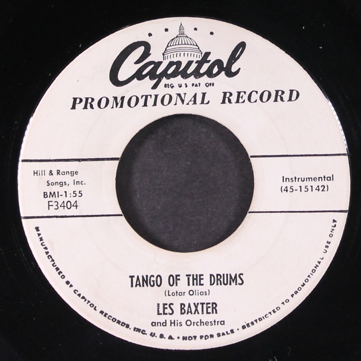 sinner man / tango of the drums by LES BAXTER