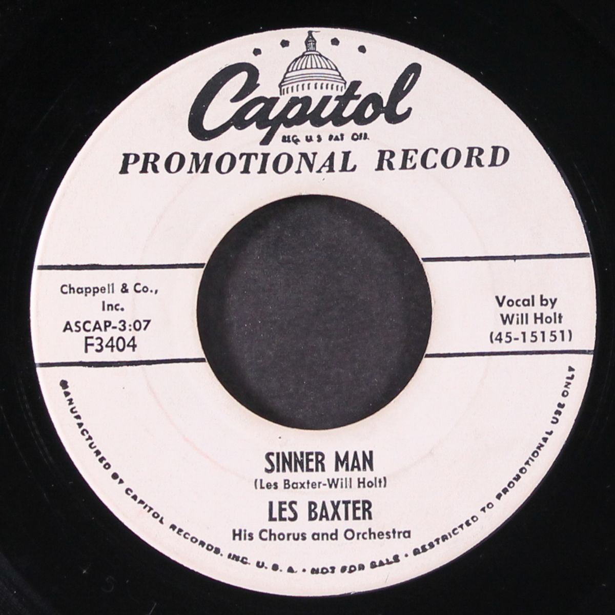 sinner man / tango of the drums by LES BAXTER