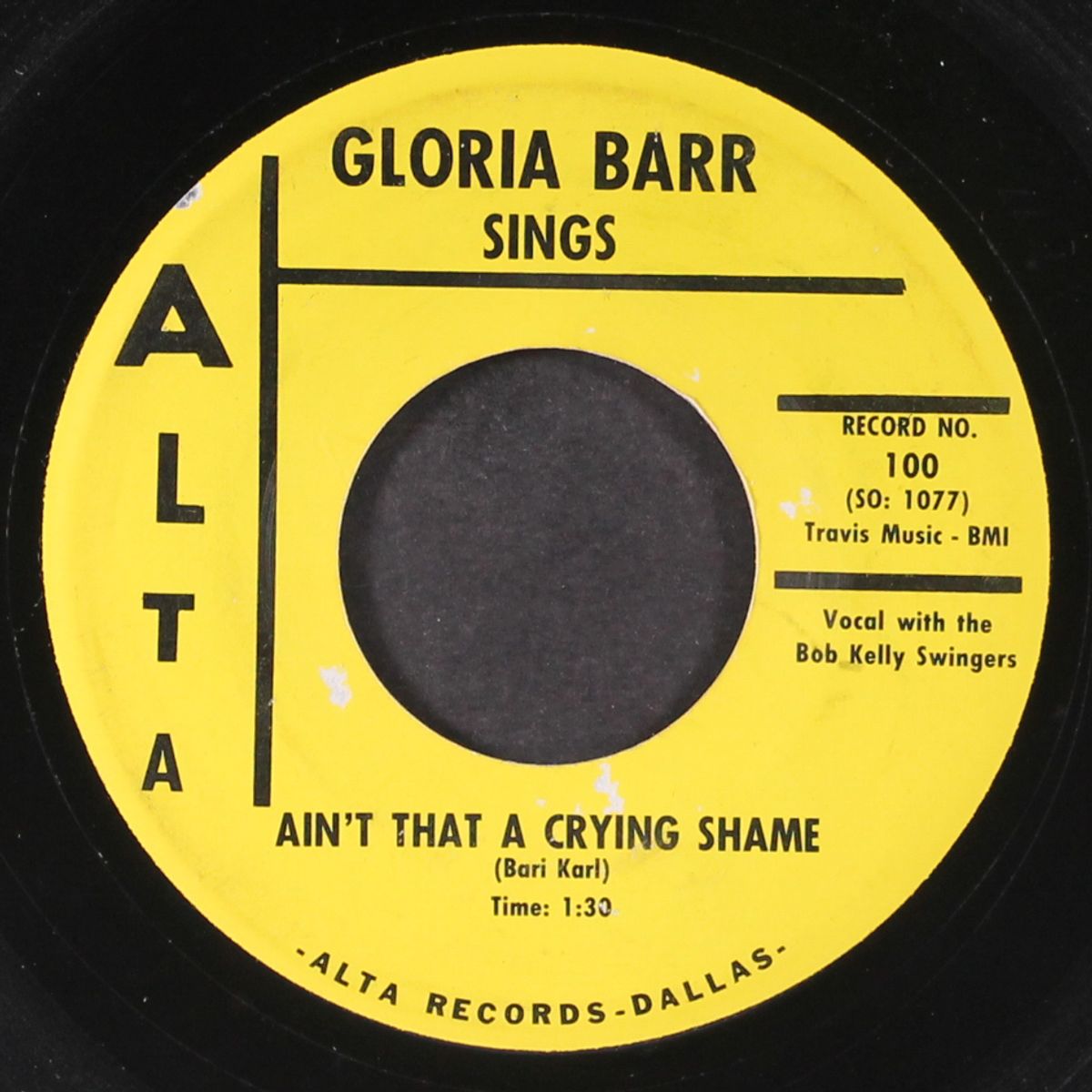 ain't that a crying shame by GLORIA BARR
