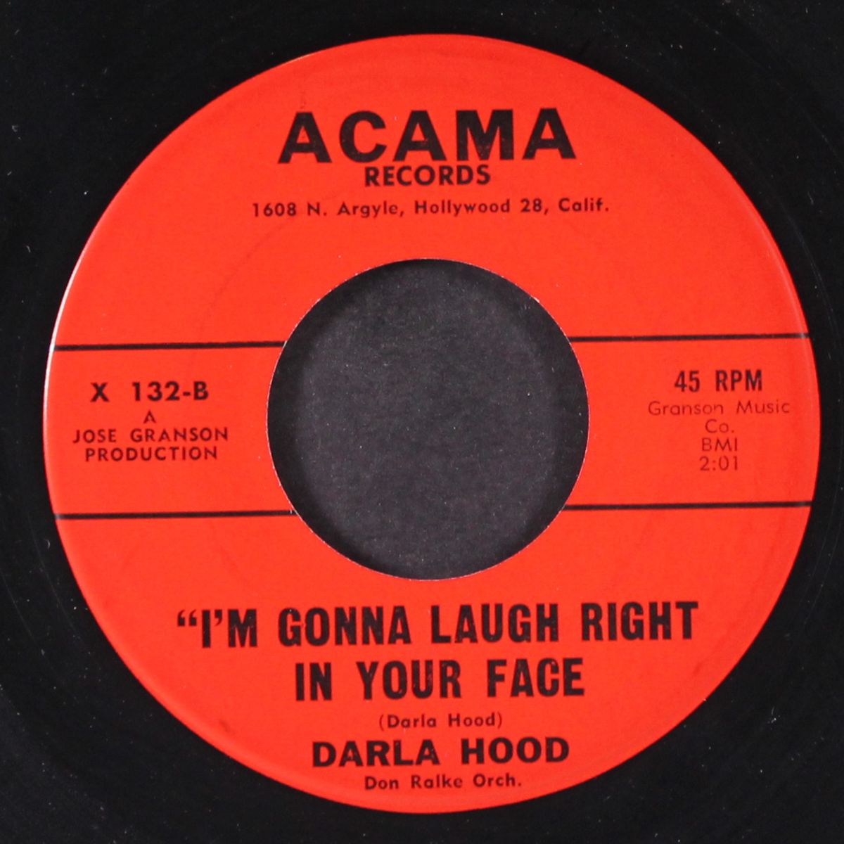 only yours / i'm gonna laugh right in your face by DARLA HOOD