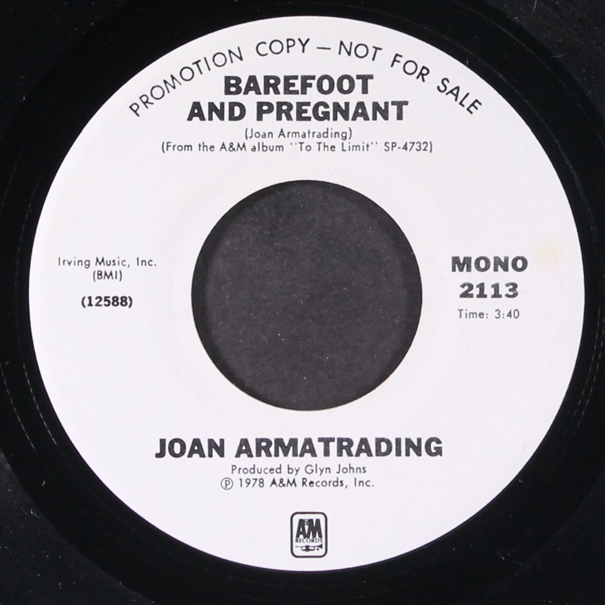 barefoot & pregnant / mono by JOAN ARMATRADING