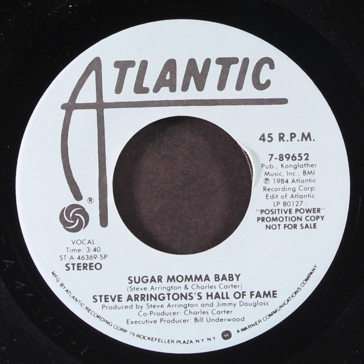 sugar momma baby / same by STEVE ARRINGTON' HALL OF FAME