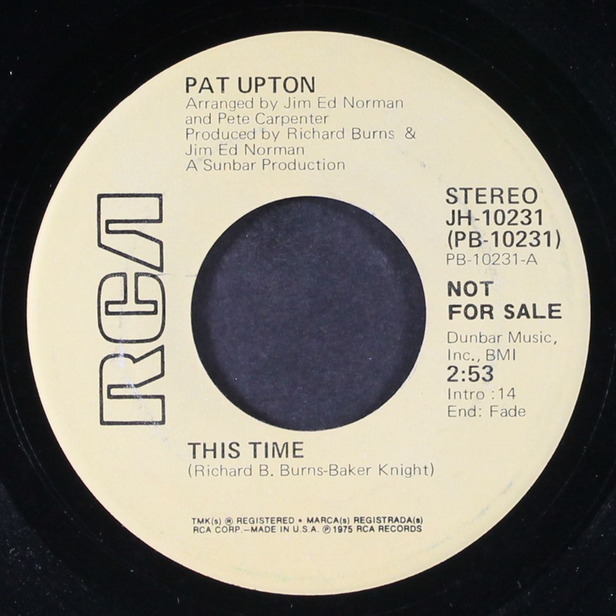 this time / mono by PAT UPTON