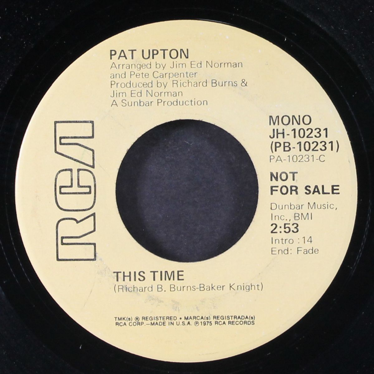 this time / mono by PAT UPTON