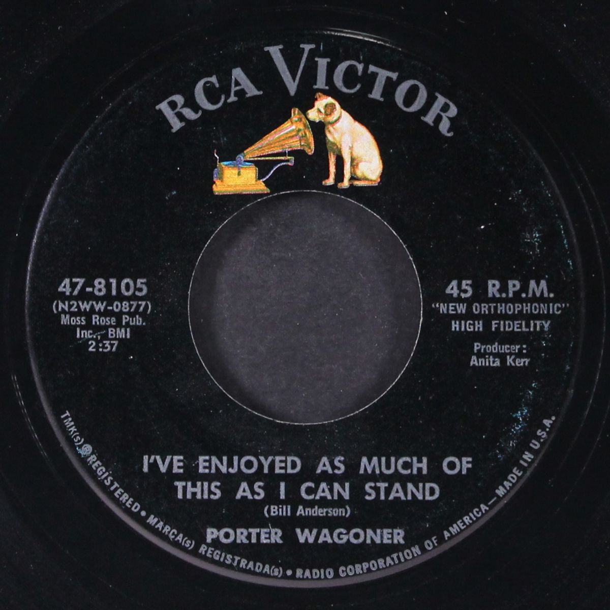 one way ticket to the blues / i've enjoyed as much of this as i can st by PORTER WAGONER