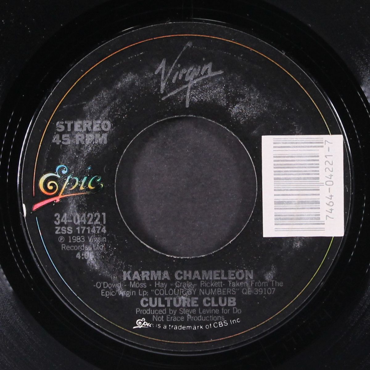 karma chameleon / that's the way by CULTURE CLUB