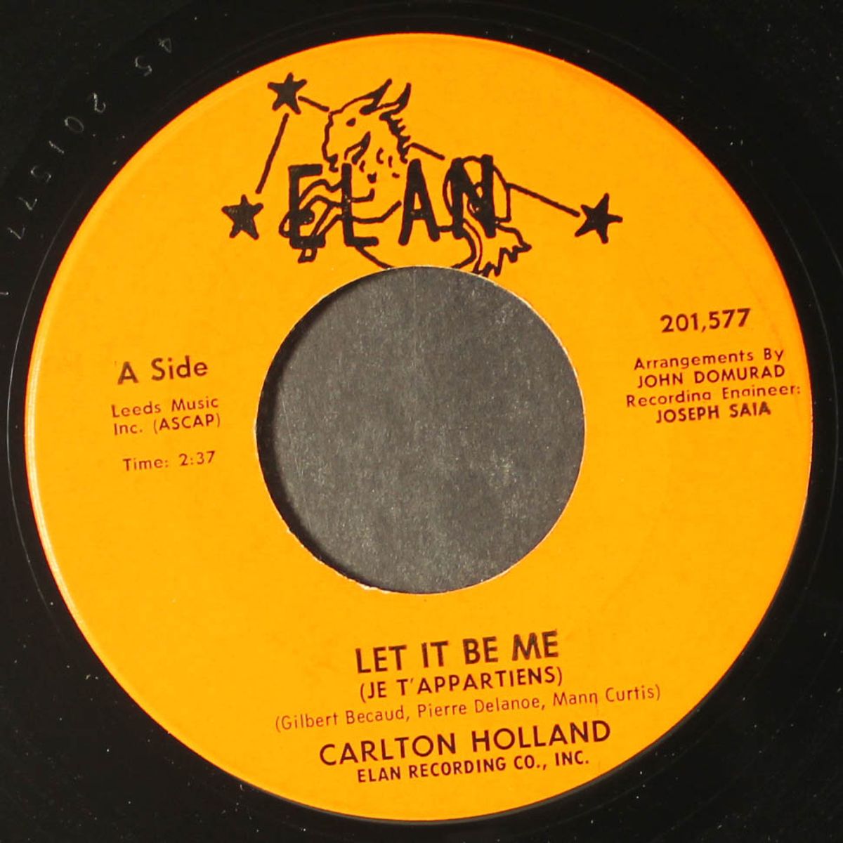 let it be me / blowin' in the wind by CARLTON HOLLAND