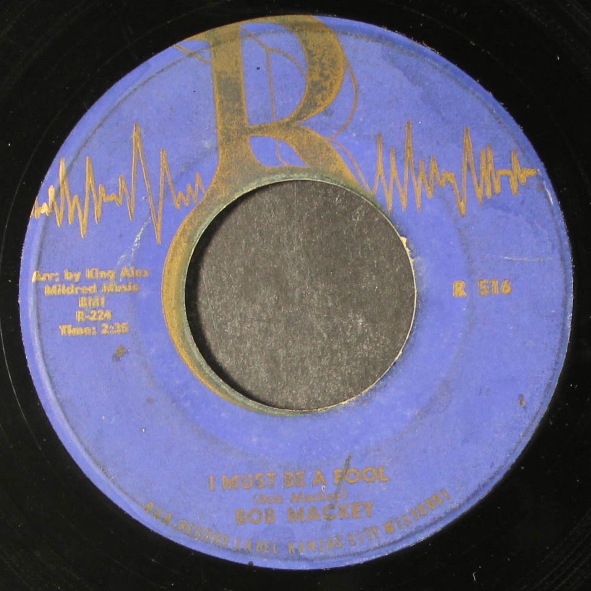 shonuff' miss brown / i must be a fool by BOB MACKEY