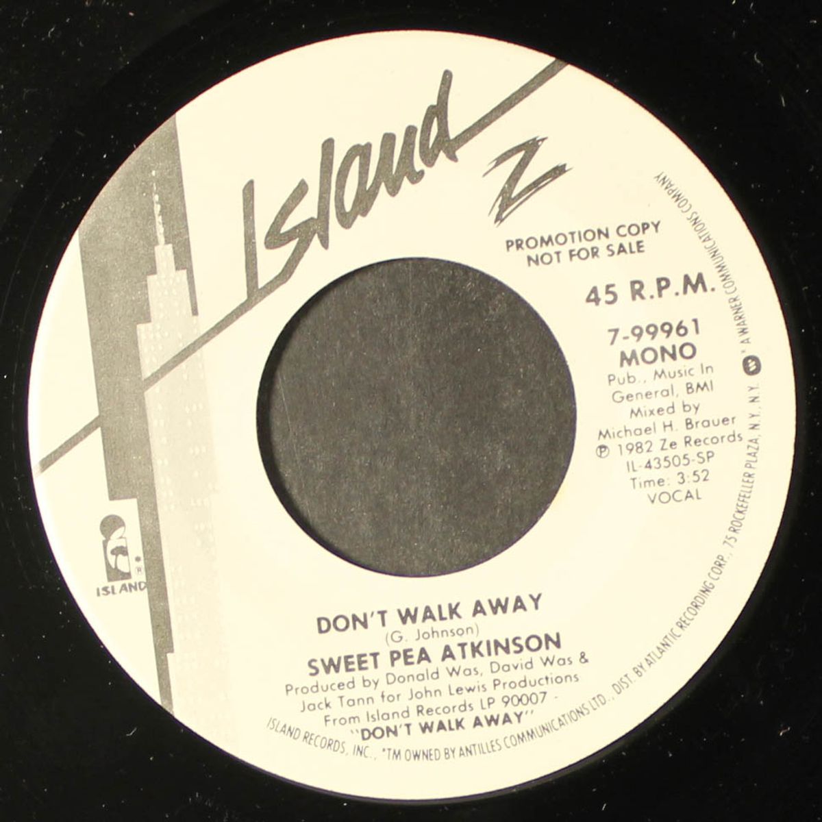 don't walk away by SWEET PEA ATKINSON