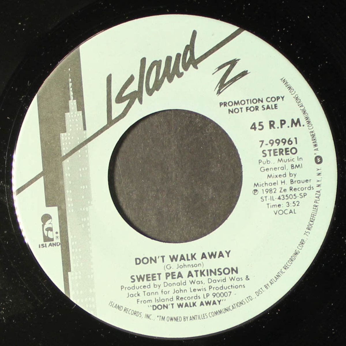 don't walk away by SWEET PEA ATKINSON