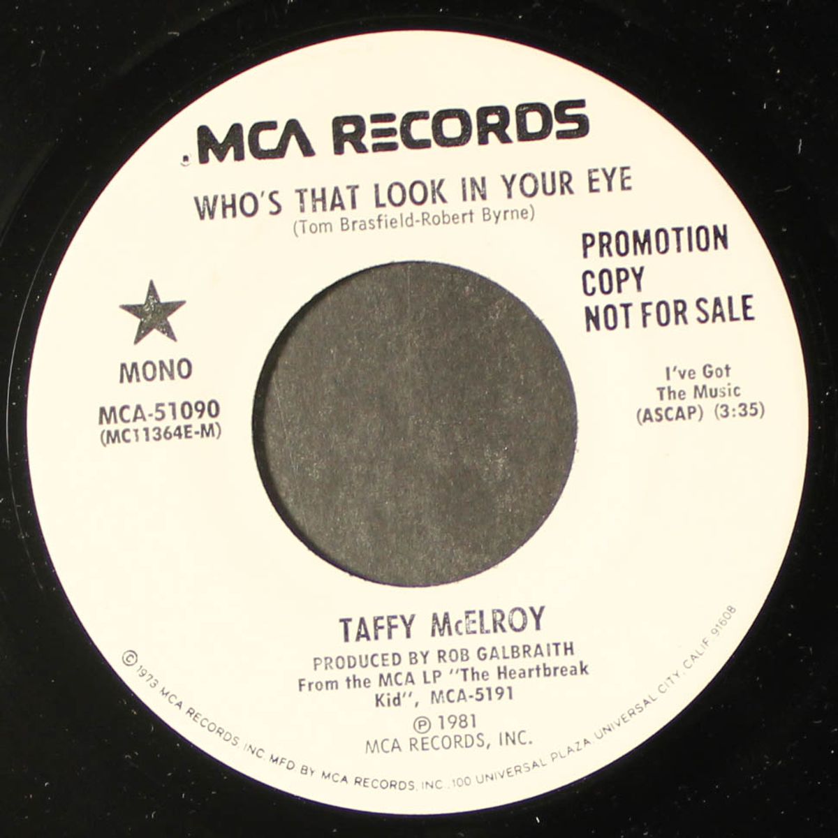 who's that look in your eye / mono by TAFFY MCELROY